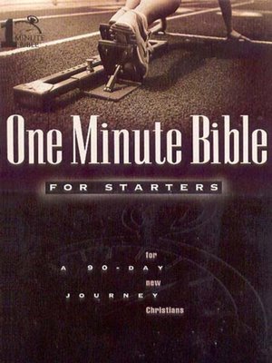 cover image of One Minute Bible for Starters